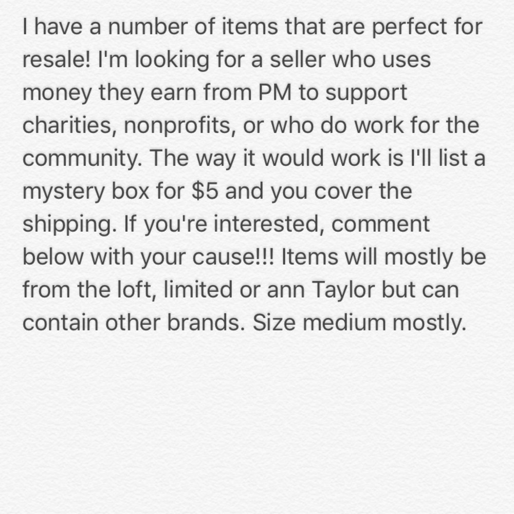 Mystery Box for Charity! Read description